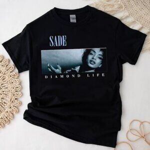 Sade Diamond Life T-Shirt, Smooth Operator, No Ordinary Love, Love Deluxe